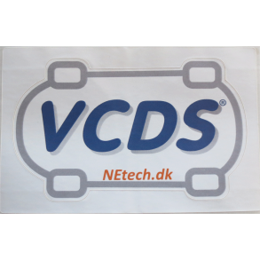 VCDS logo klistermrke