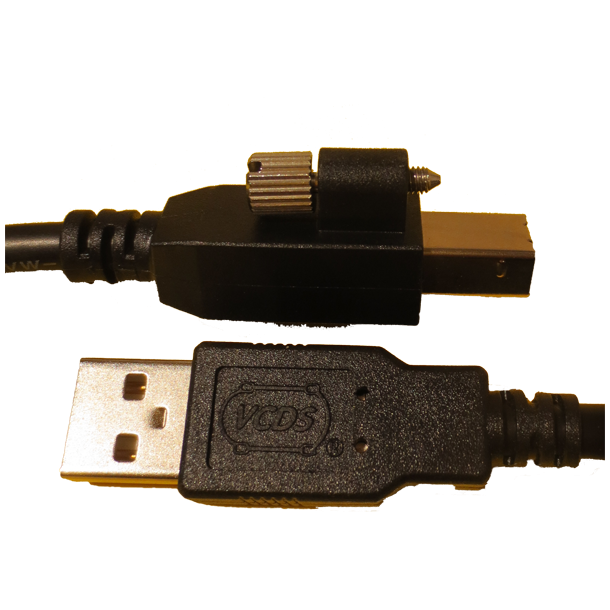 1.8m USB kabel type A>B Skrue